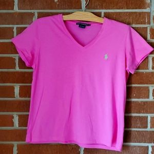 Ralph Lauren Bright Pink Tee